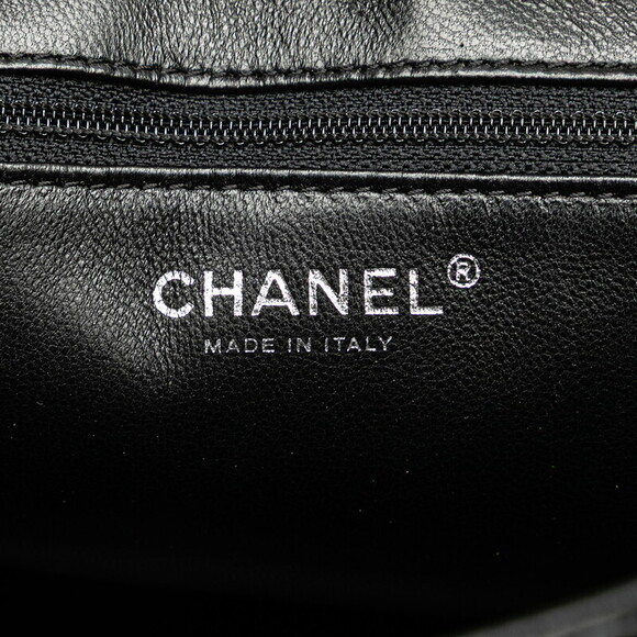 Chanel Coco Mark Matelasse Reissue Tote Bag Black Caviar Skin - Picture 8 of 11